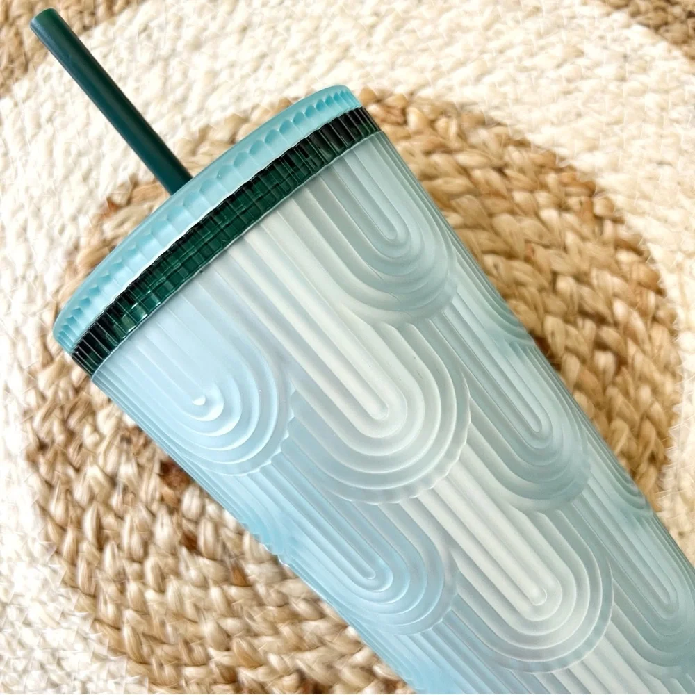 Starbucks Aqua Rainbow Venti Travel Tumbler